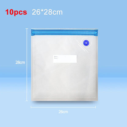 Portable Electric Vacuum Sealer Pump with Reusable BPA-Free Zipper Vacuum Bags – Handheld Food Storage Sealing Kit