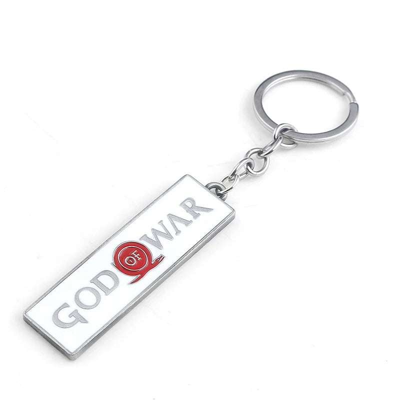 God of War Ragnarok Keychain - Thor Mjolnir Hammer, Leviathan Axe & Blades of Chaos Game Key Ring