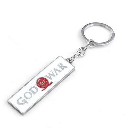 God of War Ragnarok Keychain - Thor Mjolnir Hammer, Leviathan Axe & Blades of Chaos Game Key Ring