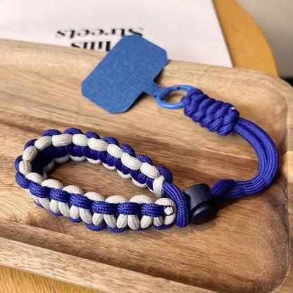 Adjustable Phone Lanyard Wrist Strap - Handwoven Universal Anti-Drop Rope for Outdoor Sports and Daily Use