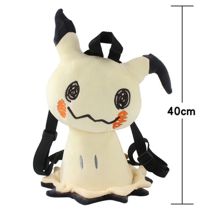 New Pokémon Gengar Plush Backpack — Style Eevee & Snorlax Schoolbag, Cosplay Bag & Xmas Gift