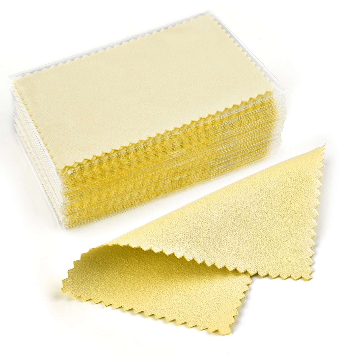 Silver Polishing Cloth – 8x8cm Reusable Jewelry Cleaning Wipes (10/50PCS) Anti-Tarnish
