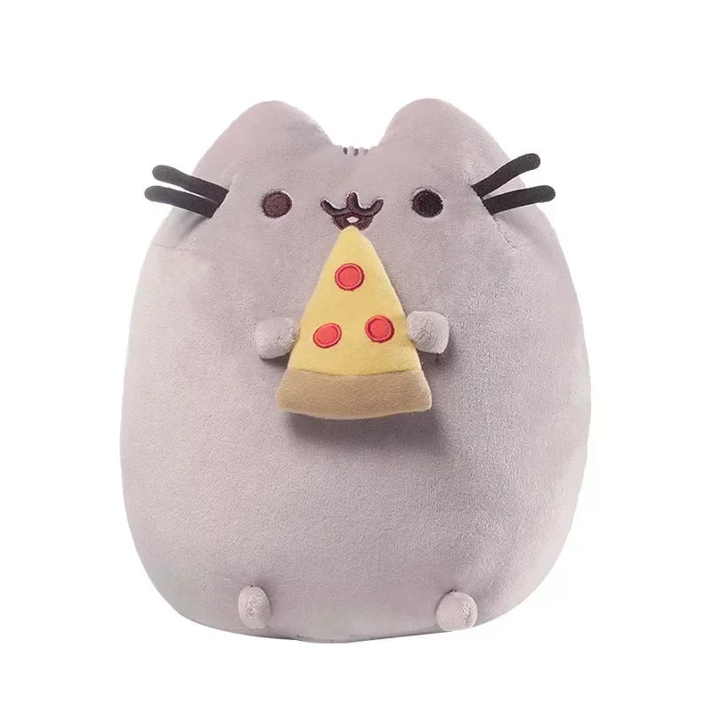 Pusheen Kawaii Cat Plush Toy - Cute Donut, Unicorn, Ice Cream, Pizza, and Cake Stuffed Animal for Gifts and Room Decor