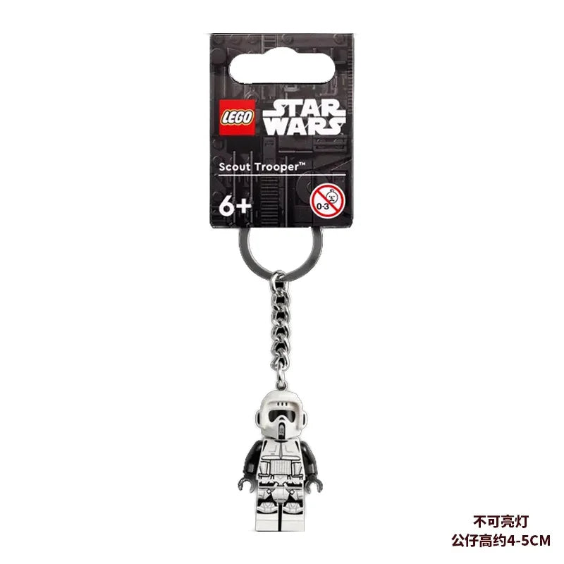 Superhero and Movie Character Keychain - Spider-Man, Miles Morales, Gwen, Batman, Iron Man, Loki, Darth Vader, Yoda and Stormtrooper Mini Figures