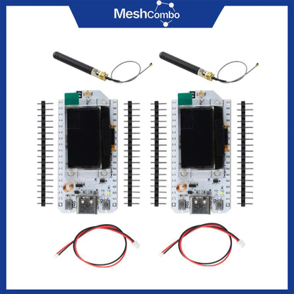 Heltec WiFi LoRa 32 V3 Development Board 2PCS - SX1262 LoRa, 0.96" OLED, WiFi & Bluetooth IoT Kit