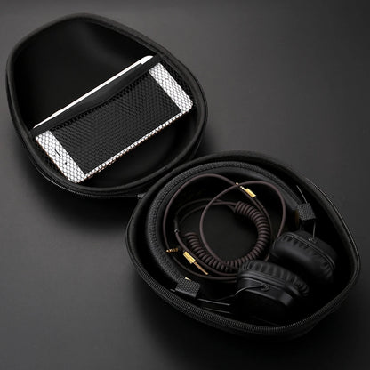 NEW Hard EVA Headphone Carrying Case with Hook – Compatible with SONY WH-1000XM4 & Audio-Technica ATH-M50X
