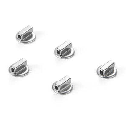 AZDENT 10PCS Orthodontic Lingual Buttons - Bondable Round Mesh Base Single Tube Dental Treatment Accessories
