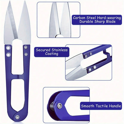 5-Piece Sewing Seam Ripper Kit - Stitch Remover Tools with Scissors for Easy Thread Removal
