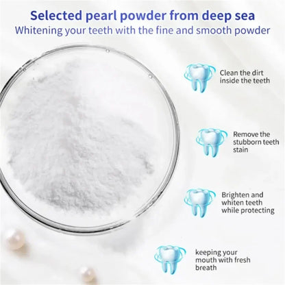 5 Day Teeth Whitening Powder – Removes Plaque & Stains, Deep Cleaning, Fresh Breath & Oral Hygiene Care