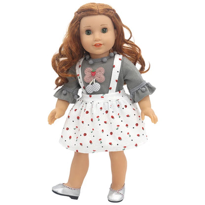 18-Inch American Girl Doll Clothes – Coat, Tights & Pants Outfit for Newborn & Baby Dolls