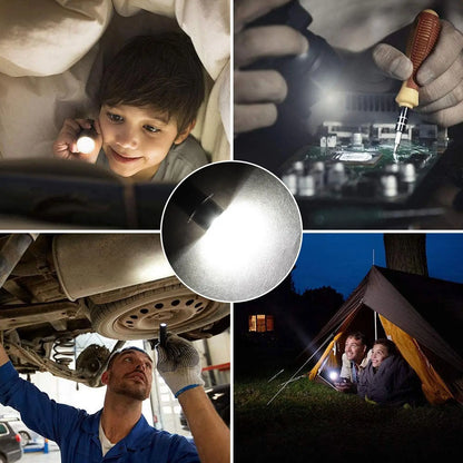 P13.5S E10 BA9S LED Flashlight Bulb - 5W White Upgrade Replacement Lamp for Maglite Torches DC6V-24V