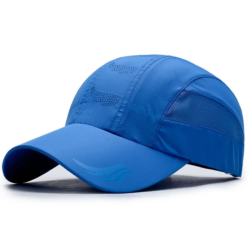 2024 Summer Sports Cap – Men’s and Women’s Quick-Dry Baseball Snapback, Running, Golf, Kpop Solid Mesh Hat