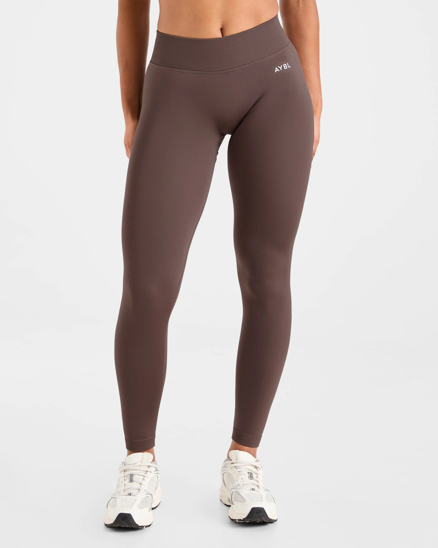 Seamless Scrunch Bum Yoga Leggings for Women – High Stretch Gym Fitness Workout Pants with Low Ribbed Waist Sports Tights