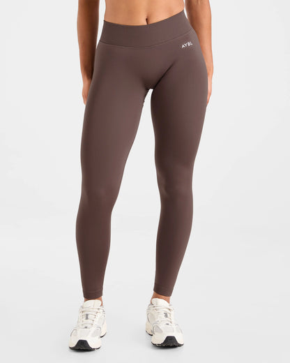 Seamless Scrunch Bum Yoga Leggings for Women – High Stretch Gym Fitness Workout Pants with Low Ribbed Waist Sports Tights