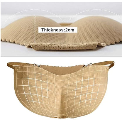 Women’s Sexy Fake Butt Body Shaper – Plus Size Padded Panties, Buttocks Enhancer Hip Pads & Shapewear Faja