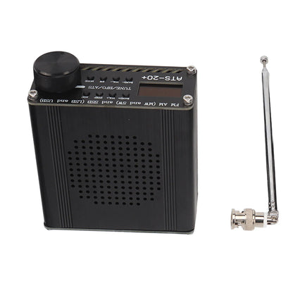 ATS-20+ Portable World Band Radio Receiver – Easy-to-Read Digital Display, Lightweight for Home & Outdoor Camping