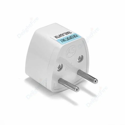 KR Plug Adapter – Multifunction Universal AU, UK, US to EU Type E/F Electrical Socket for France & Spain Travel