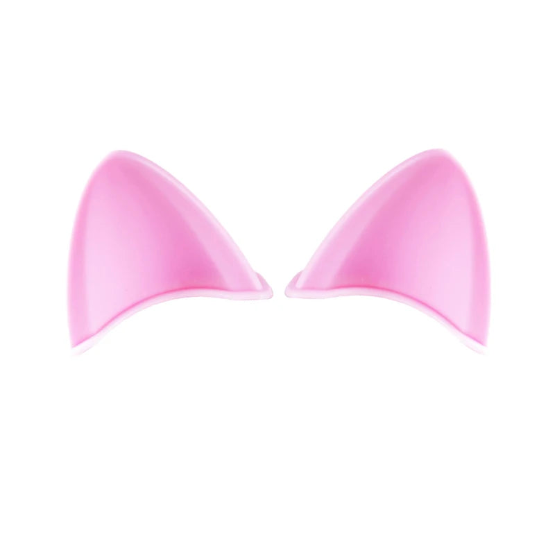 Universal Cat Ears Helmet Decoration Cute Motorcycle Electric Car Stickers Accessories