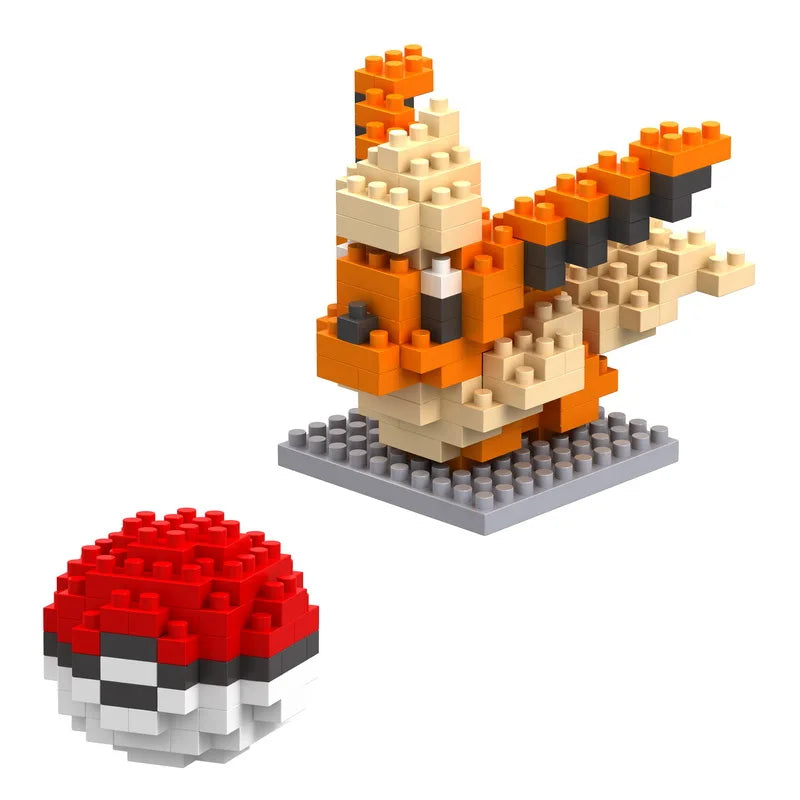 Pokemon Building Block Toy Set – Pikachu, Charizard, Blastoise, Bulbasaur & Gengar Anime Brick Figures for Kids Gift (75 Styles)