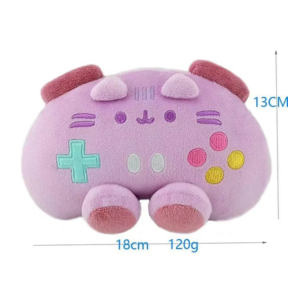 Cute Anime Cat Plush Doll - Soft Stuffed Toy for Birthdays, Christmas, and Collectible Gifts