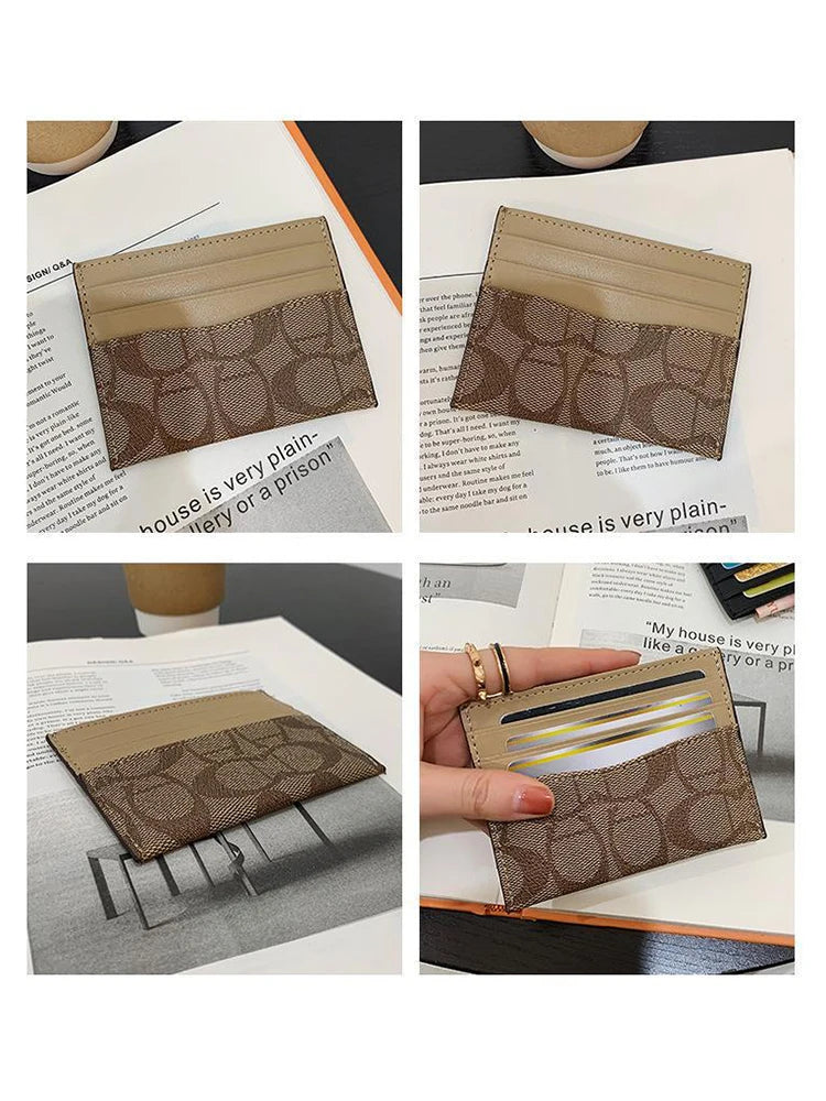 Luxury Women's Wallet - Multi-Function PU Leather Card Holder, Small Short Purse