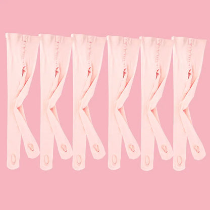 60D Convertible Ballet Tights - Seamless Dance Stockings with Foot Hole for Women