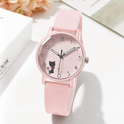 Women’s Casual Quartz Watch – Silicone Strap Wristwatch Gift for Ladies