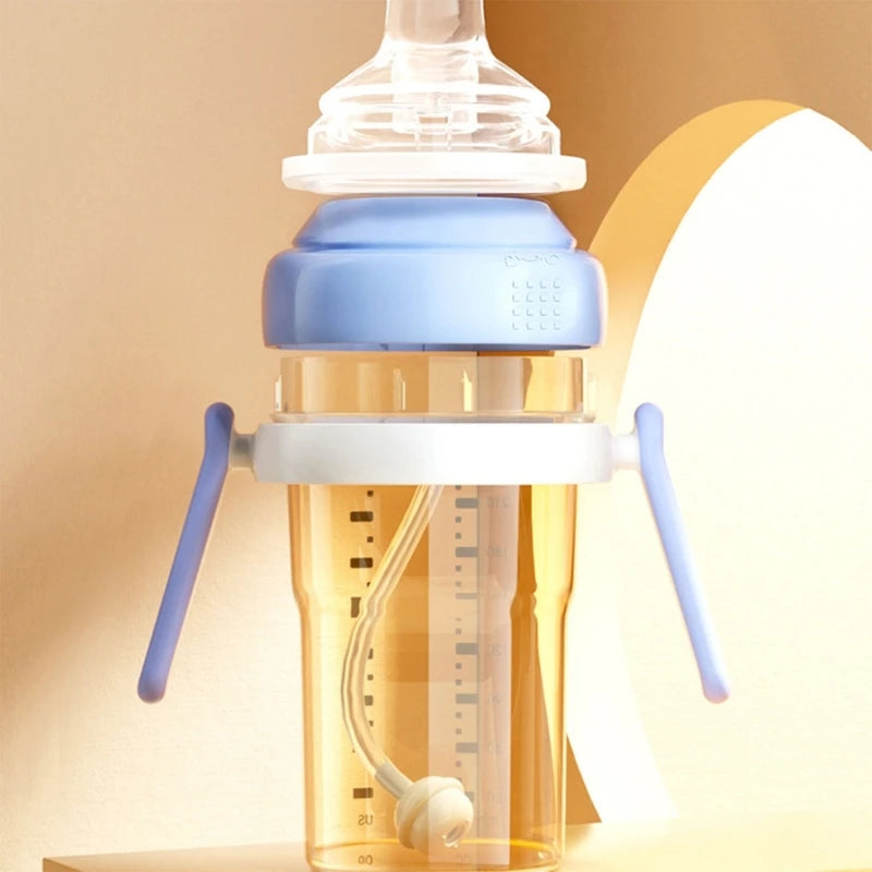 BPA-Free Classic Newborn Bottle Grip Handle – Compatible Silicone Handles for Hegen Bottle, Baby Feeding Accessories
