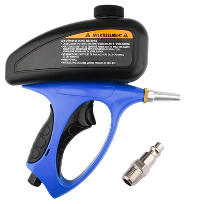 Handheld Gravity Blaster 90PSI – Portable Pneumatic Sand & Paint Sprayer | High-Pressure Rust Protection Air Gun
