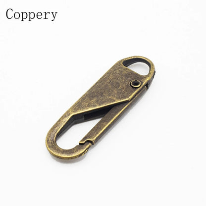 20-5PCS Zipper Pull Replacement - Instant Repair Slider Puller for Bags, Suitcases, Travel Gear & DIY Crafts