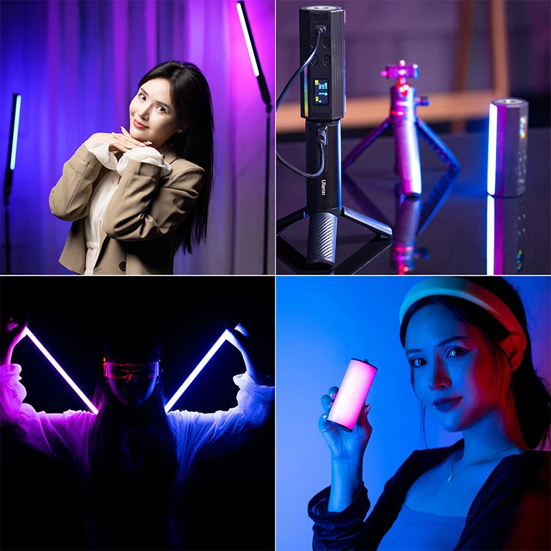 Ulanzi i-Light VL119 RGB LED Light Wand – 2500–9000K Magnetic Tube Light for Photography, Video & Vlog, Handheld Portable Lighting Stick
