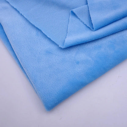 160CM/63" Wide Minky Plush Fabric – Super Soft Flannel Fabric for DIY Dolls, Toys, and Crafts, Sold by the Meter