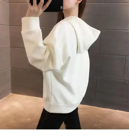 Ghibli No-Face Black Hoodie for Women – Anime Cotton Long Sleeve Streetwear Jacket, Autumn/Winter Cosplay
