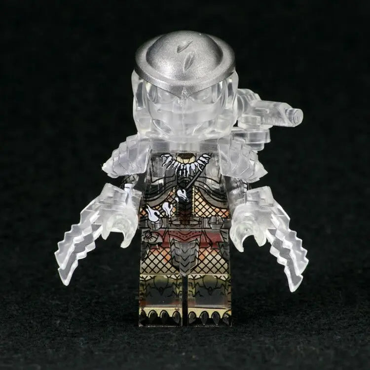 Locking Alien Action Figure — Prometheus Ice Monster Robot Building Blocks Toy, Educational Gift for Children