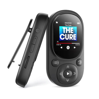 32GB Bluetooth MP3 Music Player – Clip-On, Lossless Sound, FM Radio, Voice Recorder, Supports 128GB TF Card