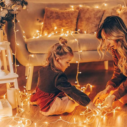 LED Waterproof Christmas Fairy Lights – 5/10/20M Outdoor String Lights for Garden, Tree, Home, Halloween, and Holiday Decoration
