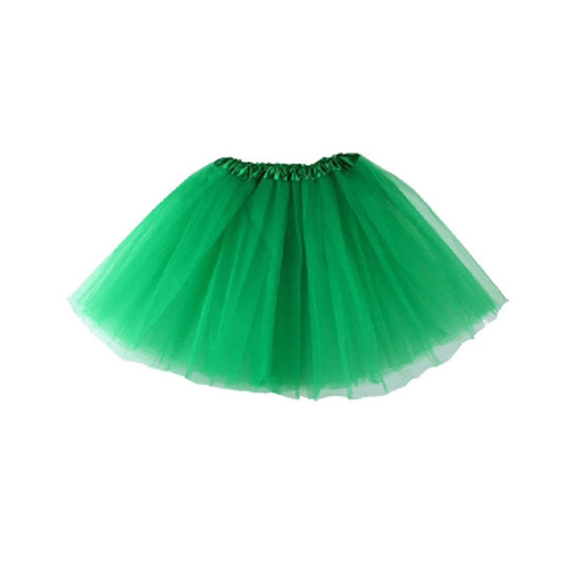 St. Patrick's Day Costume Set - Sequin Bow Headband, Green Tutu & Shamrock Thigh-Highs
