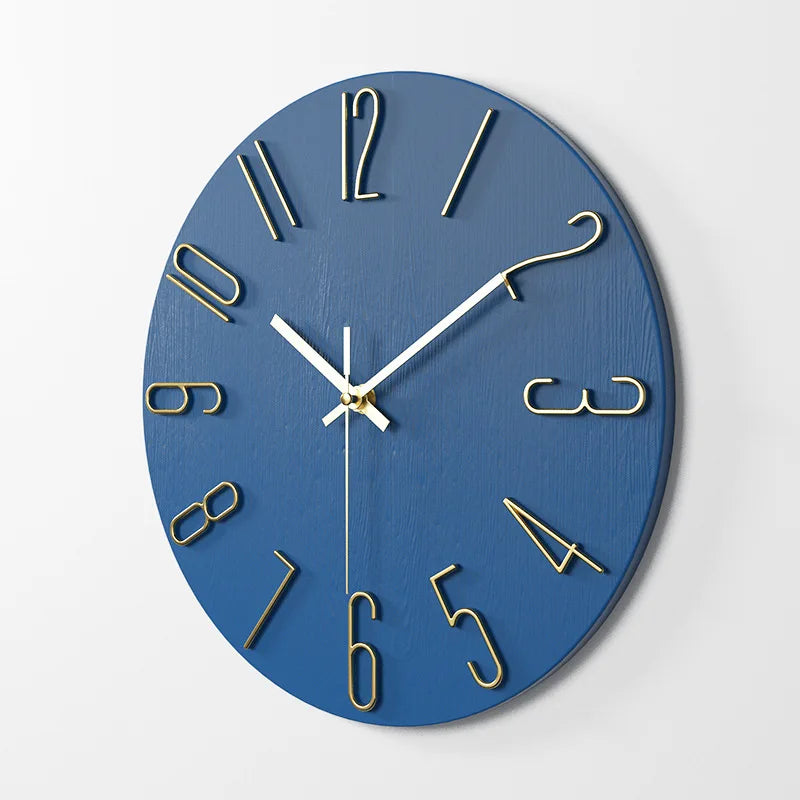 3D Digital Wall Clock – Simple Creative Household Dial, Fashion Decorative 12-Inch (30CM) Clock for Living Room