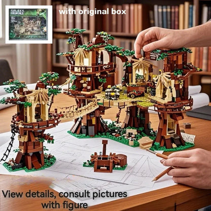 MINISO Ewoks Village Building Block Set – 1990pcs Creative Construction Toy Gift for Kids