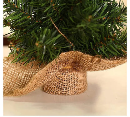 Mini Christmas Tree 20/30/40cm – Desktop Xmas Trees for Home Decor, Kids DIY Handicraft & New Year Gift