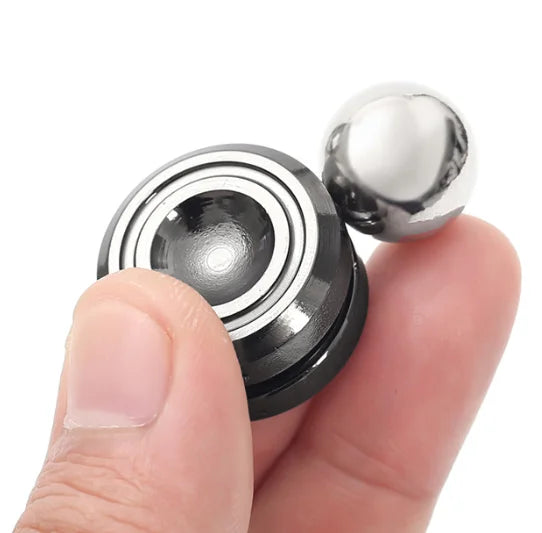 Desktop Stress Relief Fidget Toy - Hypnosis Rotary Gyro Fingertip Spinner Kinetic Round Toy for Relaxation and Leisure