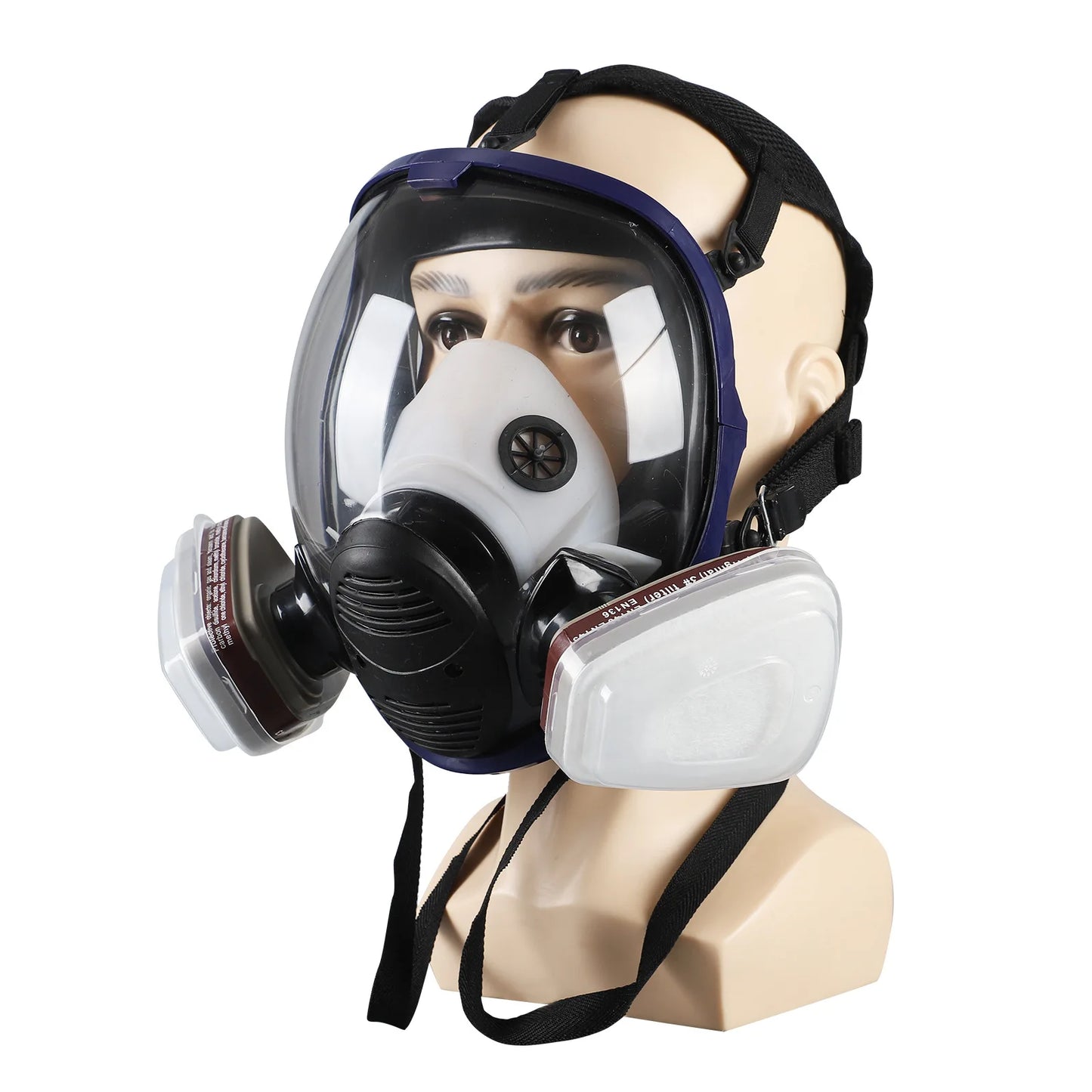 Silicone Full Face Respirator Mask 6800 – 15-in-1 Gas, Dust & Chemical Protection for Laboratory, Welding, Painting & Insecticide Spray