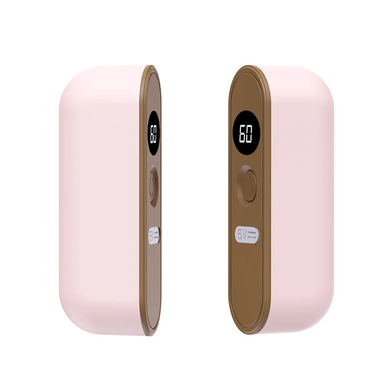 Magnetic Split Hand Warmers – Dual Electric Pocket Heaters with LCD Temperature Display and Independent Heating Controls