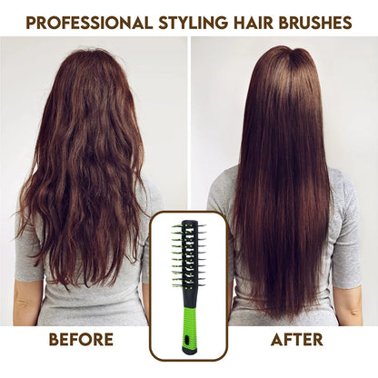 Pro Salon Double-Side Massage Comb – Anti-Tangle Detangling Hairbrush with Wide Teeth, Anti-Loss Hairstyling Brush