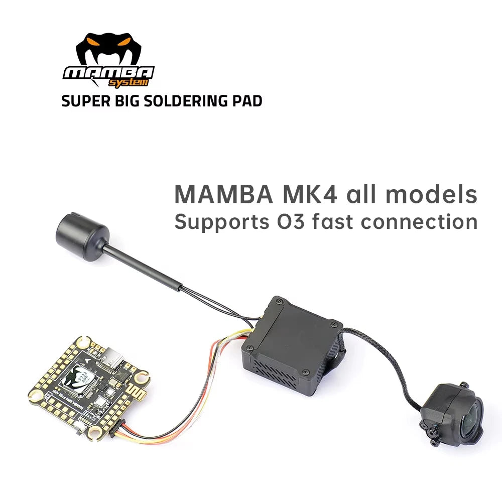 Diatone MAMBA F722 APP MK4 Flight Controller Stack — F7 4-in-1 BLHeli32 45A/55A/65A ESC 6S DShot1200 for FPV Drone