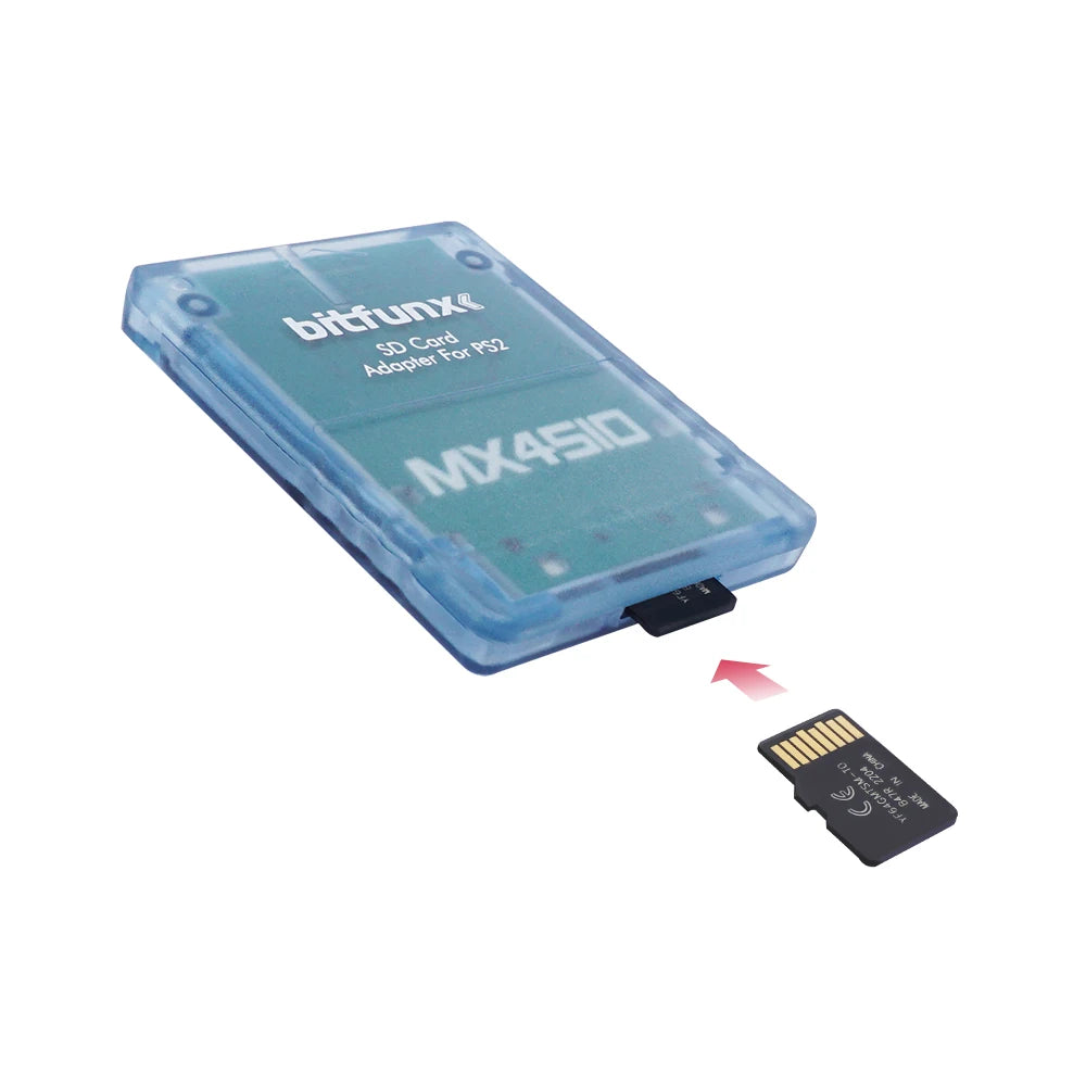 MX4SIO SIO2SD TF/SD Card Adapter – Memory Card Reader for PS2 Game Consoles