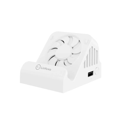 LinYuvo Portable TV & Switch Charging Dock — Compact Stand with Cooling Fan, 4K HDMI Adapter & USB 3.0 Ports KD04