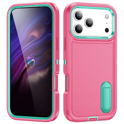 Heavy Duty Armor Phone Case for iPhone – Shockproof Stand Cover with Kickstand for iPhone 11 to 17 Series