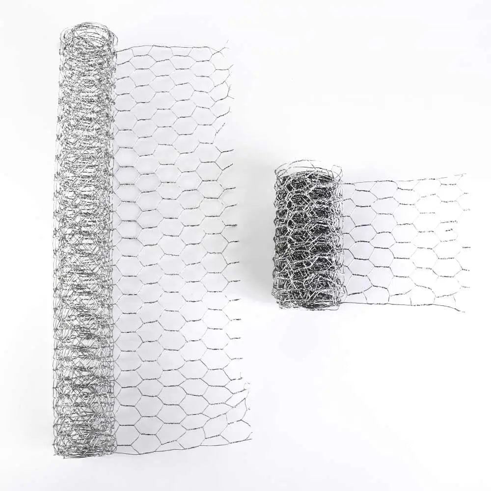 Galvanized Hexagonal Wire Mesh - DIY Chicken & Rabbit Cage Fencing, Craft and Wedding Decoration Mesh