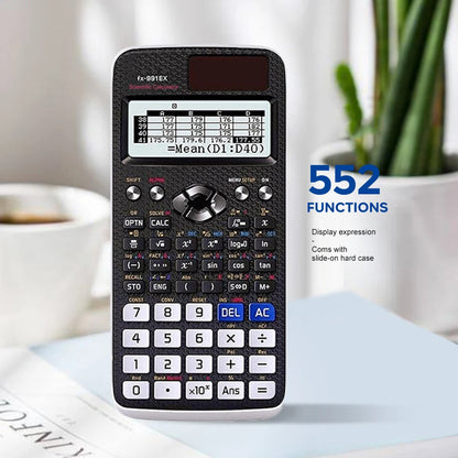 Scientific Calculator 552 Functions – Natural Display Student & Teacher Exam Calculator with Advanced Math Features for School & Teaching Use